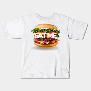 Real Delicious Burger Eat me Kids T-Shirt